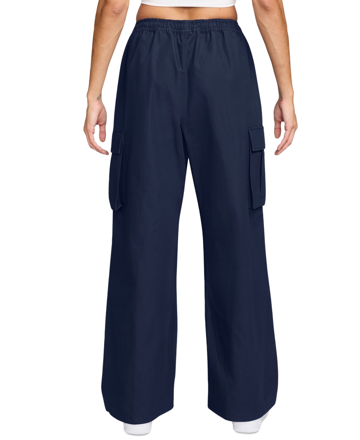Nike Sportswear Loose Woven Cargo Pants In Blue