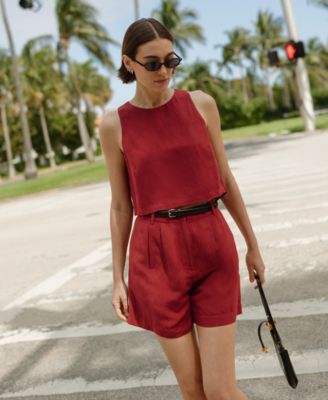 Women's Birdie Crewneck Sleeveless Top