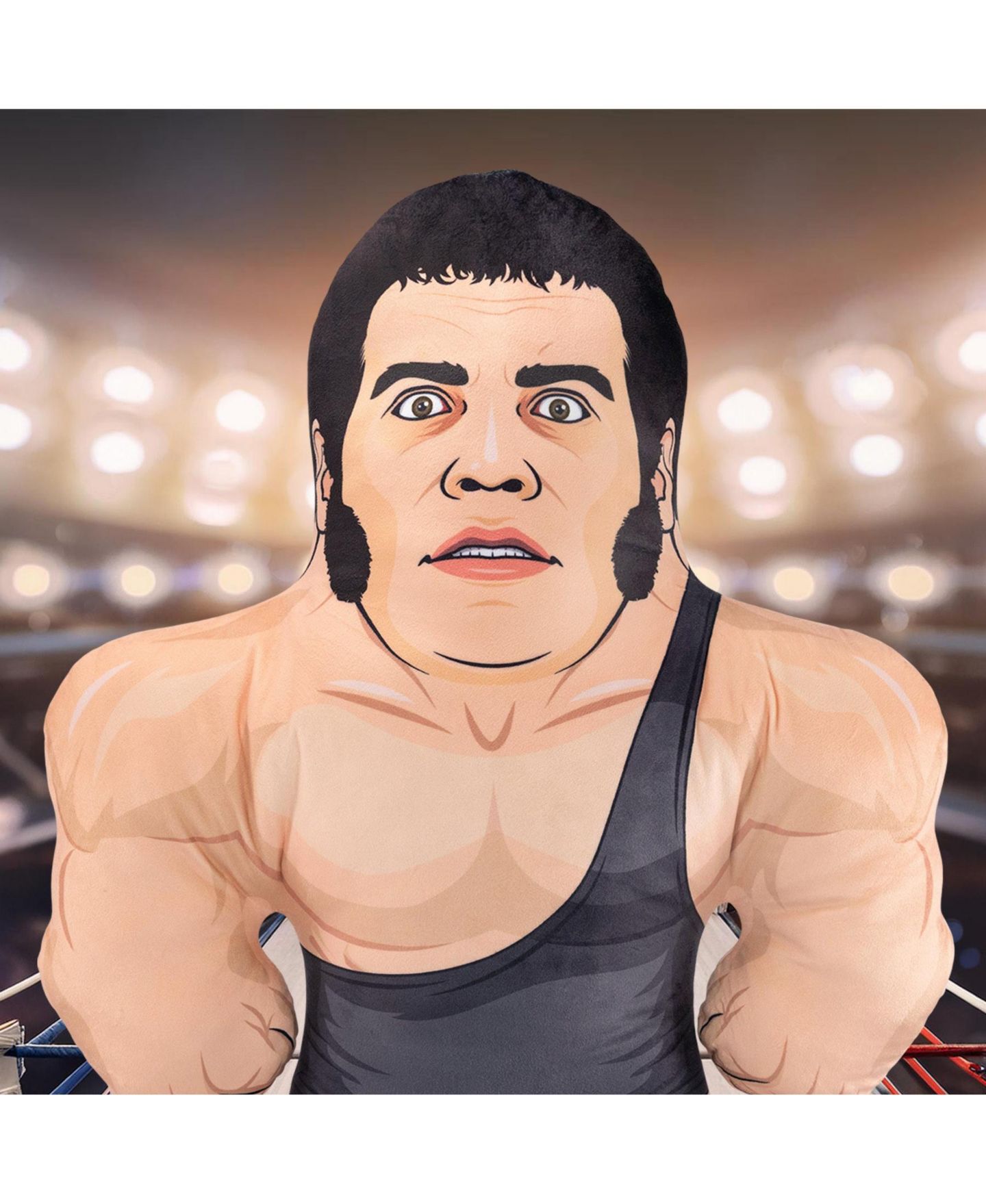 Детская мягкая игрушка Bleacher Creatures Andre the Giant 28" Bleacher Buddy Plush — фото 6