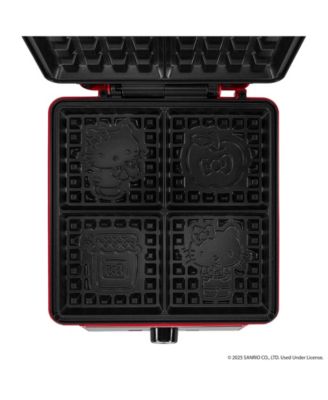 Hello Kitty Deluxe Waffler - Hello Kitty Iconic Characters and Symbols on Your Waffles