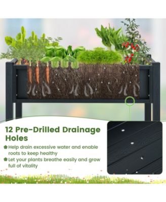 5 Tier Metal Plant Stand with Hanging Hook for Multiple Plants-Pink & Blue