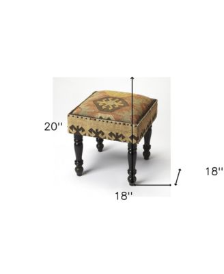 Modern Upholstered Ottoman – Linen Accent Bench for Cozy Living Room or Reading Nook