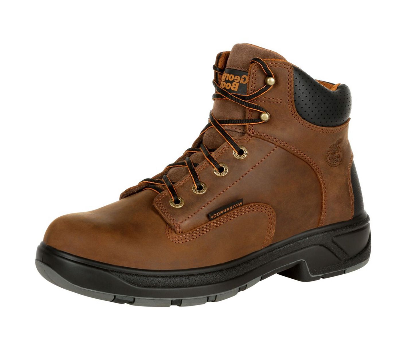 Мужские ботинки GEORGIA BOOT FLXpoint Waterproof Work Boot, цвет: Коричневый — фото 7