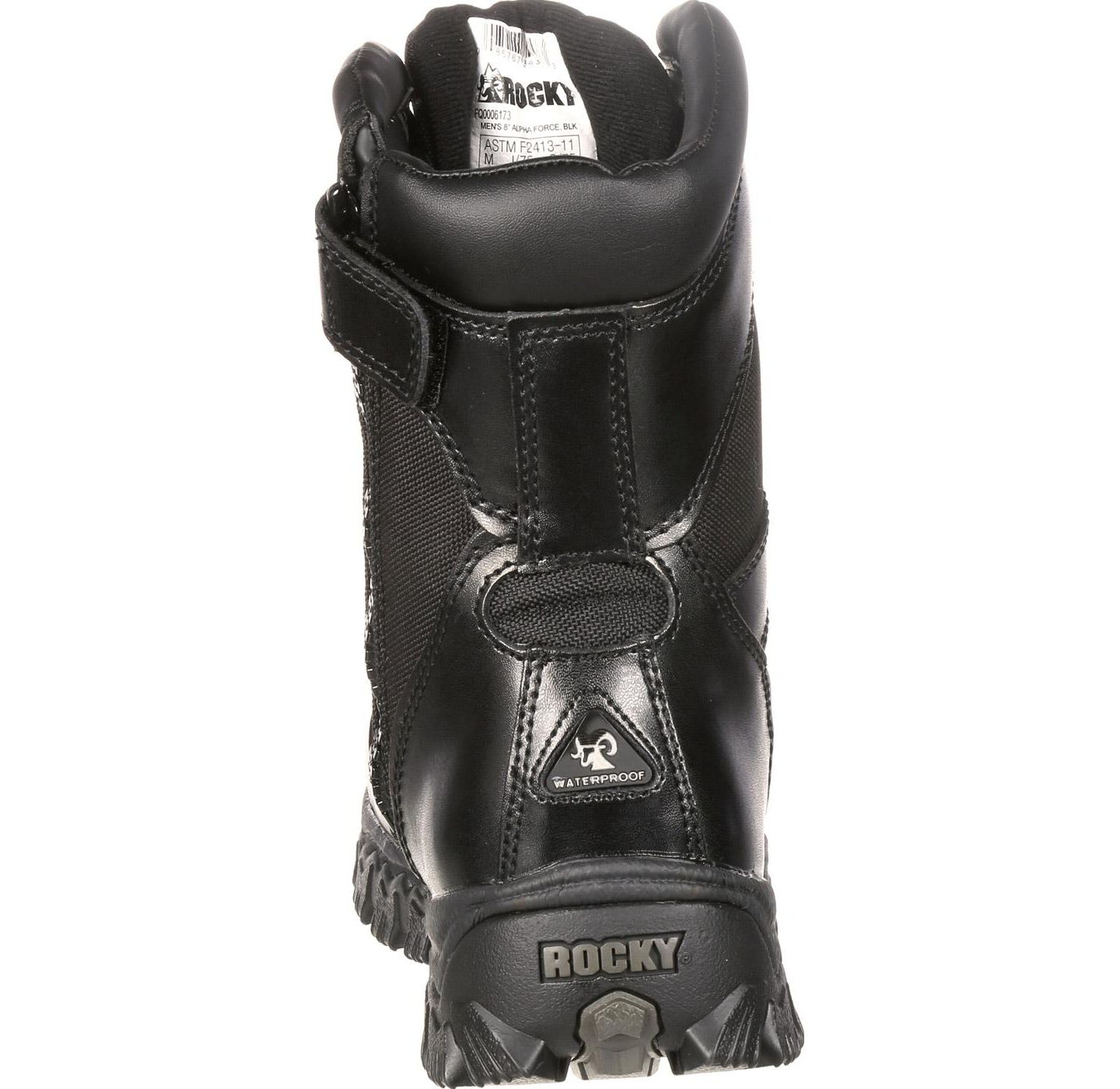 Мужские ботинки ROCKY Alpha Force Side Zip 400G Insulated Public Service Boot, цвет: Чёрный — фото 5