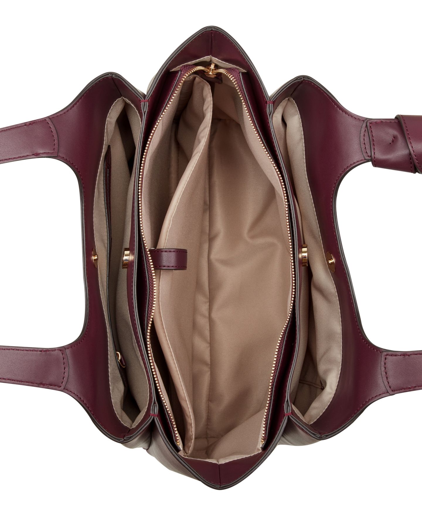 Женская сумка Nine West Lyra Multi Laptop Large, цвет: Boysenberry — фото 5