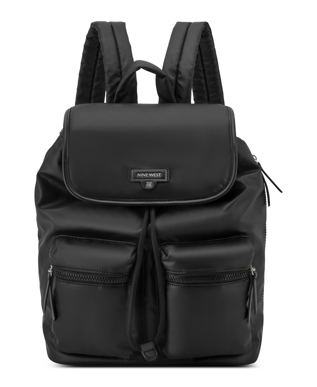 Jaren Large Flap Backpack - Black