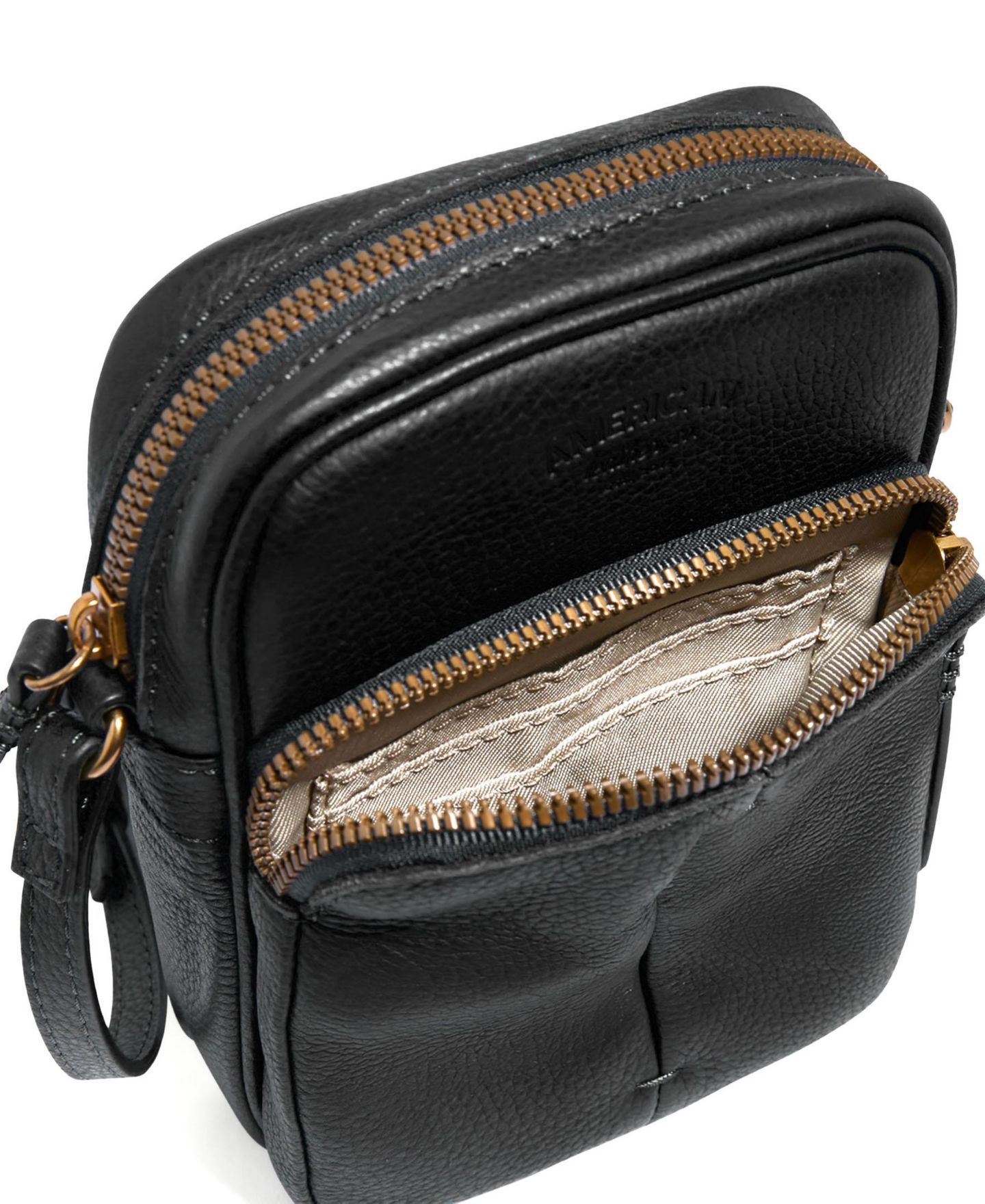 Женская сумка American Leather Co. Cleveland Mini Crossbody, цвет: Чёрный — фото 5