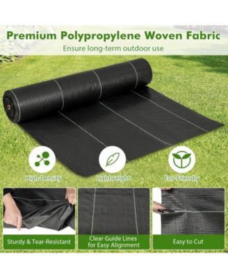 Indoor Outdoor Raised Garden Bed with Trellis and Self-Drainage and Wheels-Black