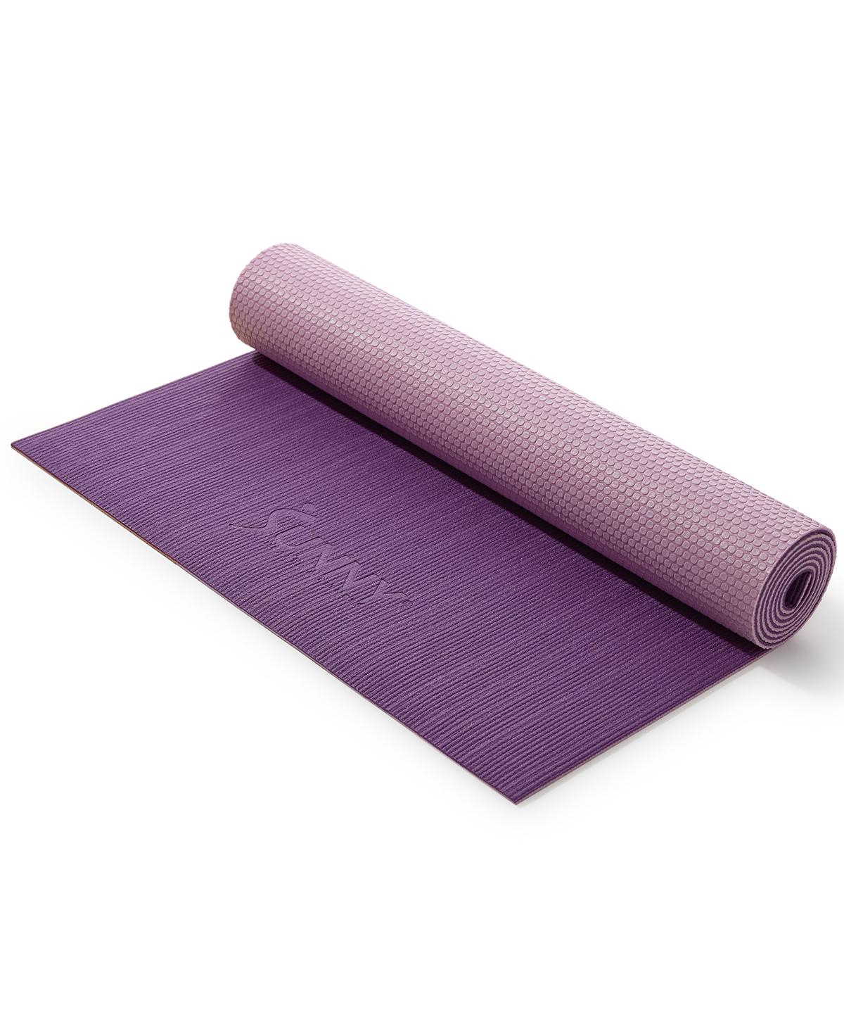 Anti-Slip Dual Color Exercise Yoga Mat,Purple