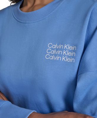 Women's Mini Triple Logo Pullover Sweatshirt