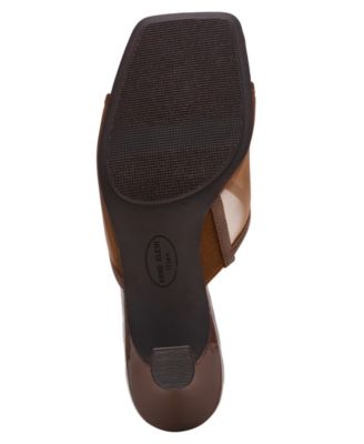 Women's Julie Square Toe Mesh Mule Dress Sandals