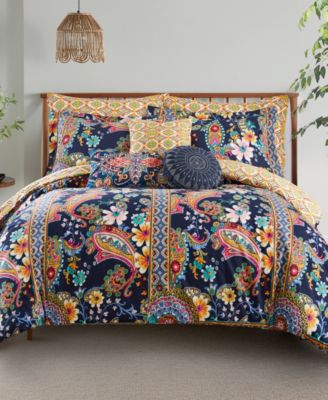 Bertelli Reversible 3-Pc. Comforter Set, Full/Queen
