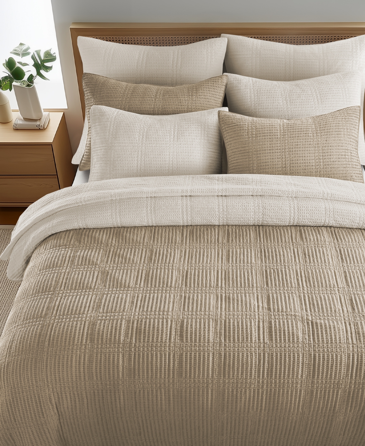 Levtex Cloud Waffle Textured 3-Pc. Quilt Set, Full/Queen