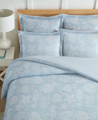 Seaside Charm Textured 3-Pc. Duvet Cover Set, Queen
