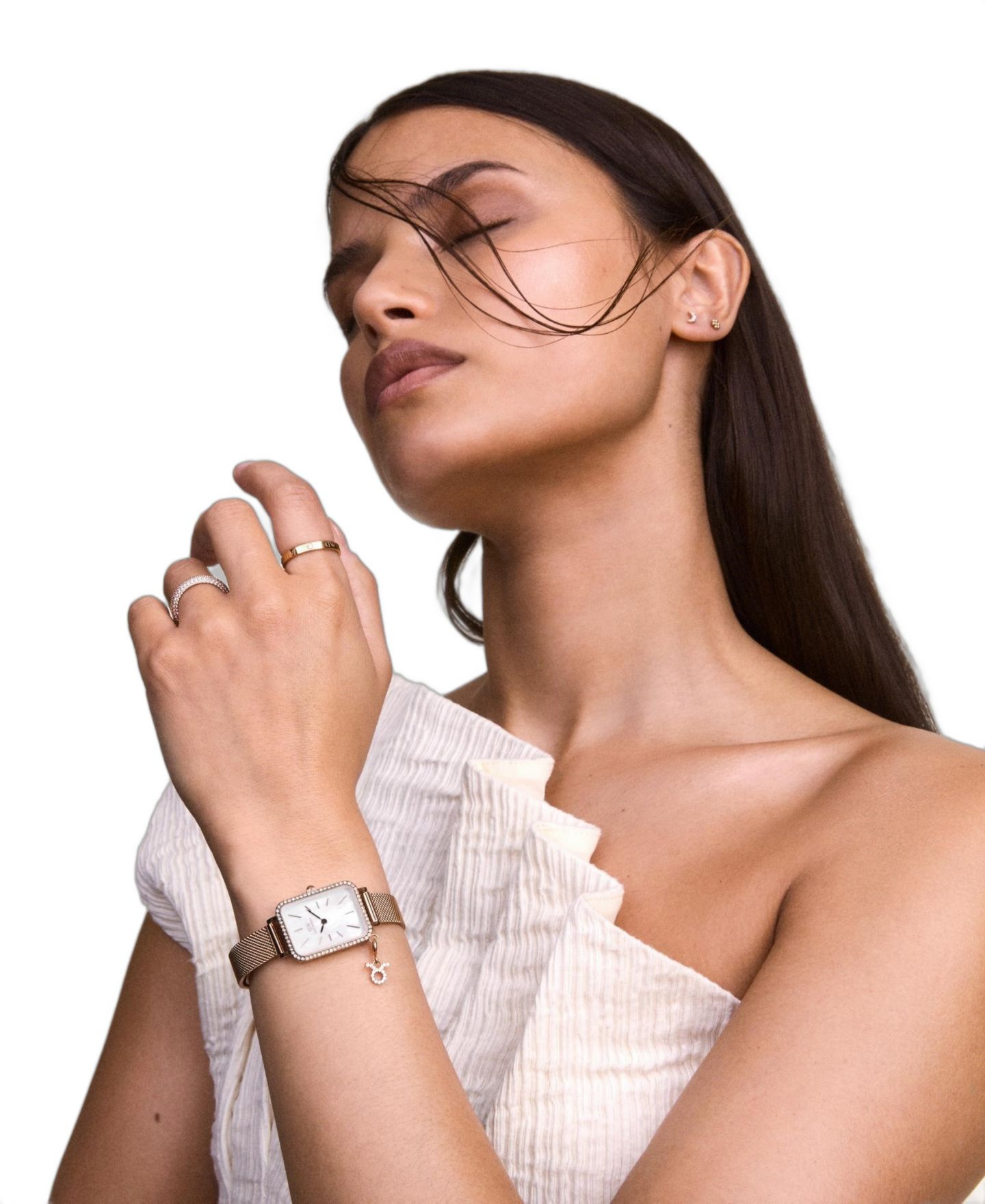 Женские часы Daniel Wellington Rose Gold Tone Stainless-Steel Watch Charm — фото 2