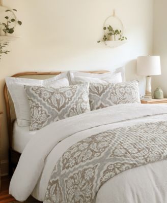 Matalasse Stitching 2-Pc. Duvet Cover Set, Twin