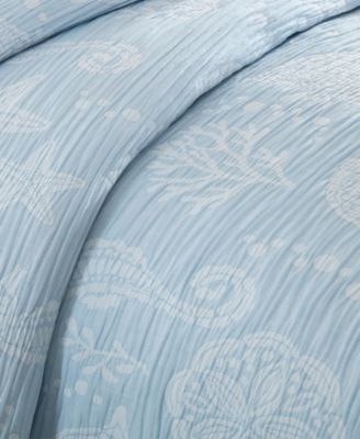 Seaside Charm Textured 3-Pc. Duvet Cover Set, King