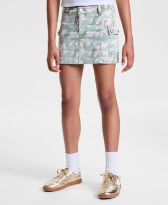 With Jules - Big Girls Printed Cotton Cargo Skort