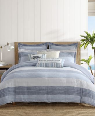 Levtex - Sand Stripes Textured 3-Pc. Duvet Cover Sets