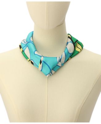 Women's Floral Vines Silk Bandana Scarf