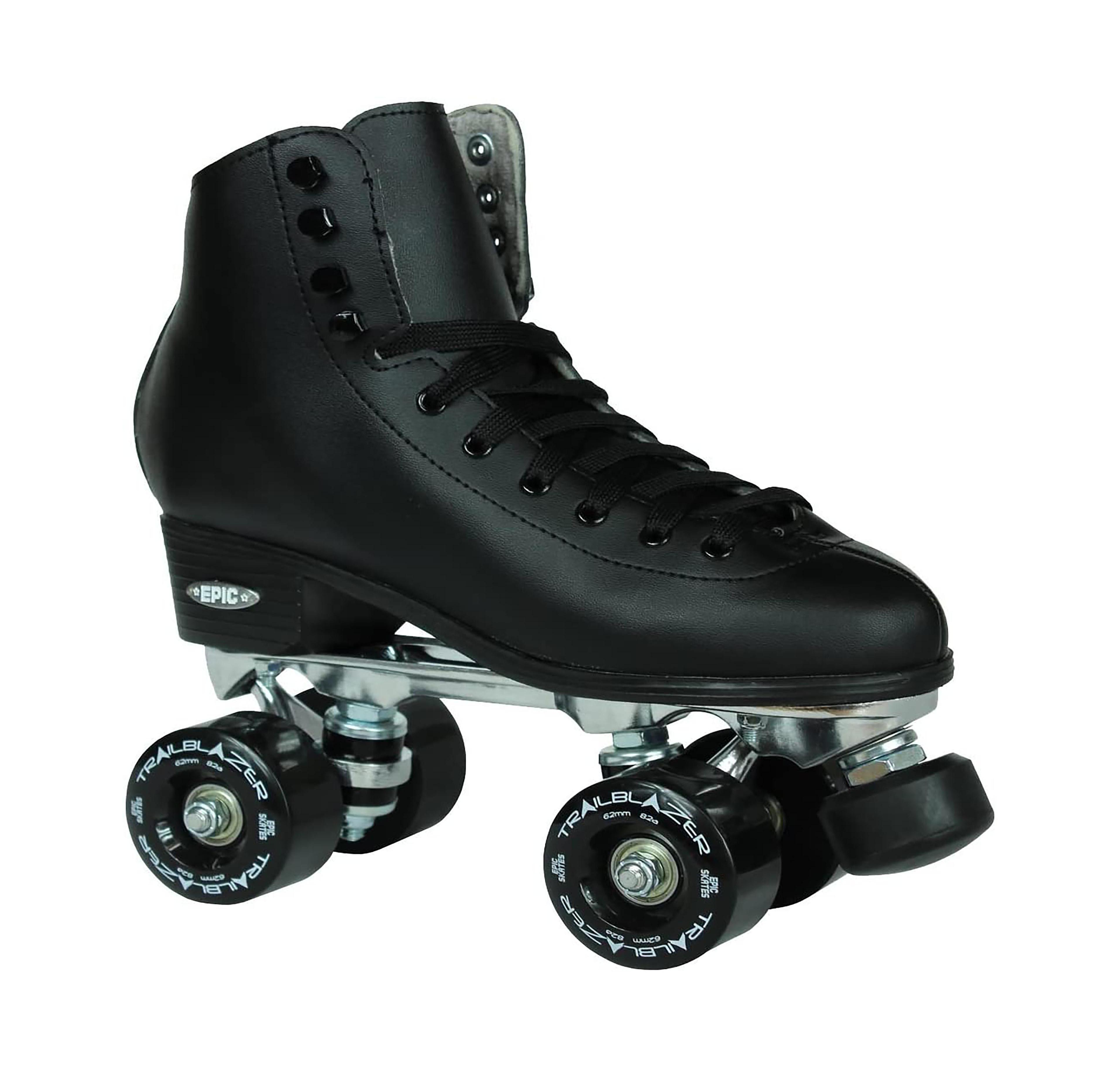 Epic Classic Black Quad Roller Skates