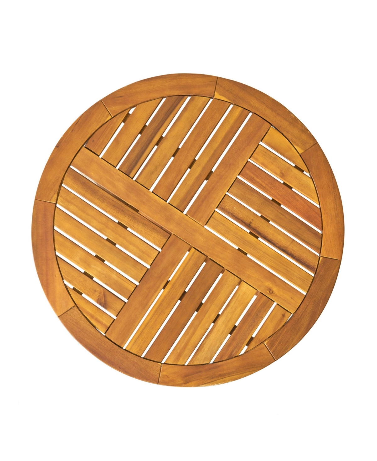 Outdoor Round Coffee Table with Storage Tray 2 Tier Oval End Tables Wooden Small Side Table