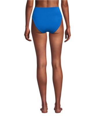 Women's Tugless QuickDry High Waisted High Leg Bikini Bottoms
