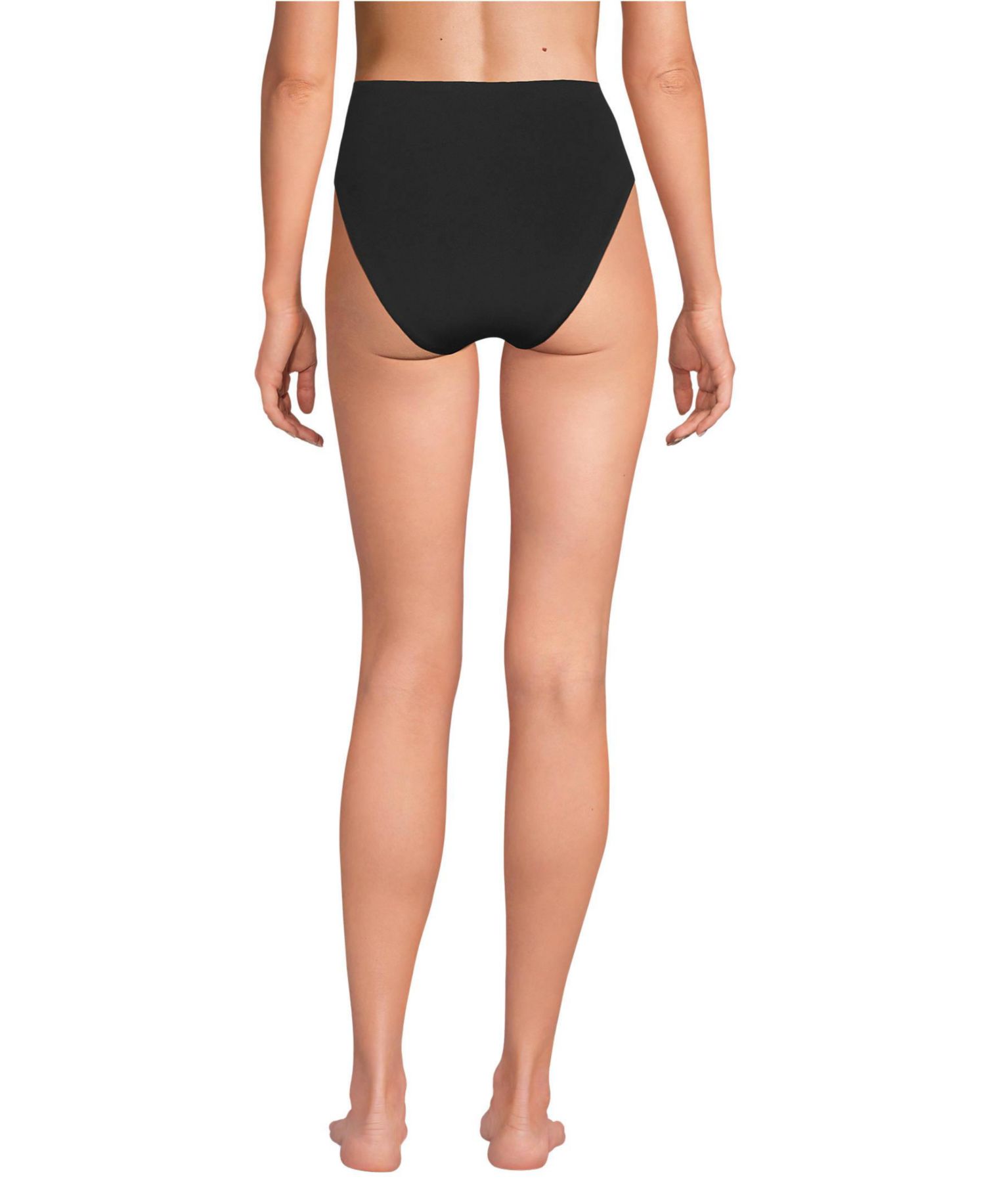 Women's Tugless QuickDry High Waisted High Leg Bikini Bottoms