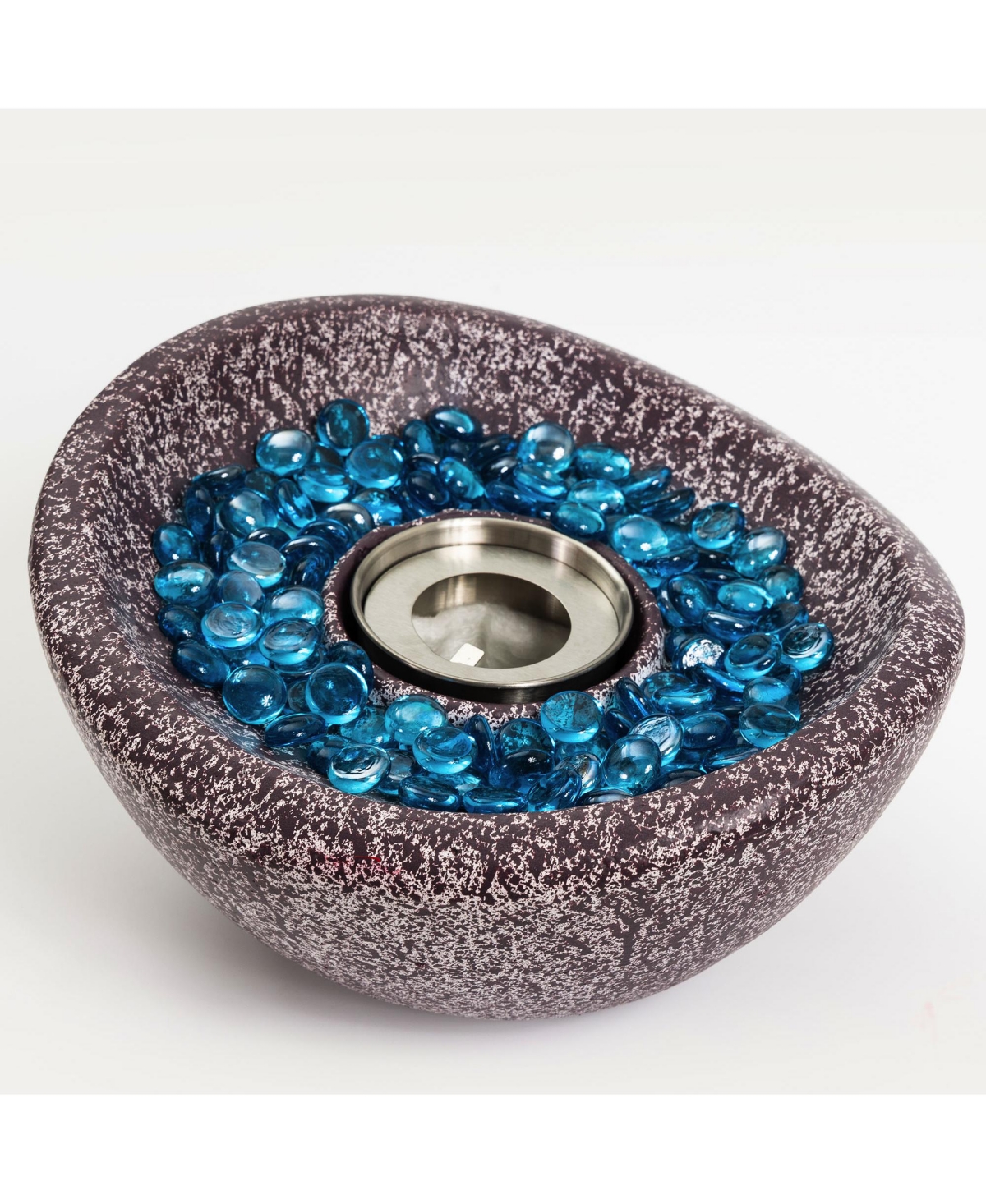 Portable Concrete Fire Pit Ethanol Fireplace Smokeless Fire Bowl