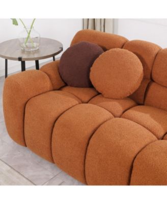 Streamdale Marshmallow Boucle Sofa Light Brown