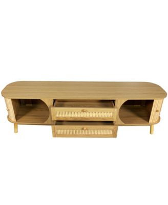 Streamdale Rattan TV Stand for TVs up to 75''
