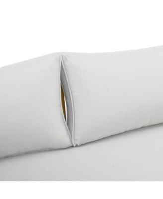 Streamdale Acacia Wood 3-Seater Daybed & Coffee Table Set