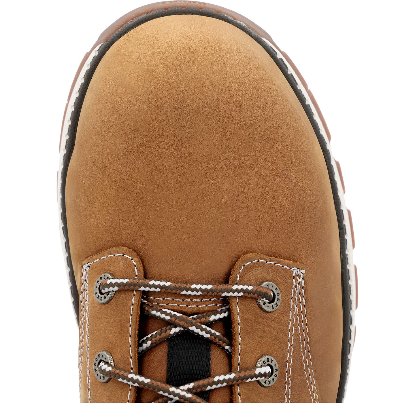 Мужские ботинки ROCKY Rebound Wedge Waterproof Composite Toe Work Boot, цвет: Коричневый — фото 6