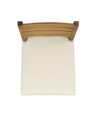 Streamdale Acacia Wood Expandable Dining Set with Cushions