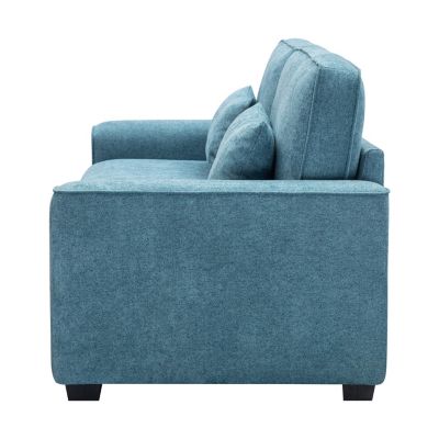 Streamdale Plush Fabric Sofa with Sleek Arms (79.5")