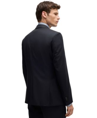 BOSS by Men's Virgin-Wool Serge Suit Jacket