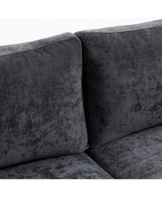 Streamdale 111.42x32.28" 3-Seater Chenille Sofa - Comfy, Cloud-Soft, with Side Pocket