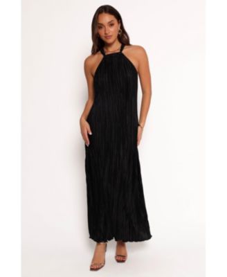 Women's Melody Plisse Halter Maxi Dress