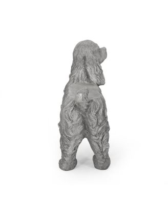 Streamdale Dog Statue Bench - Garden Accent Seating