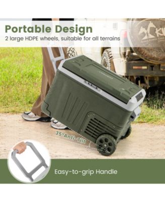 12 Volt Car Refrigerator Portable Car Fridge with Adjustable Range-35L