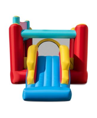 5-in-1 Ice Cream Inflatable Bounce House with Ball Pit and Slide with 520W Blower