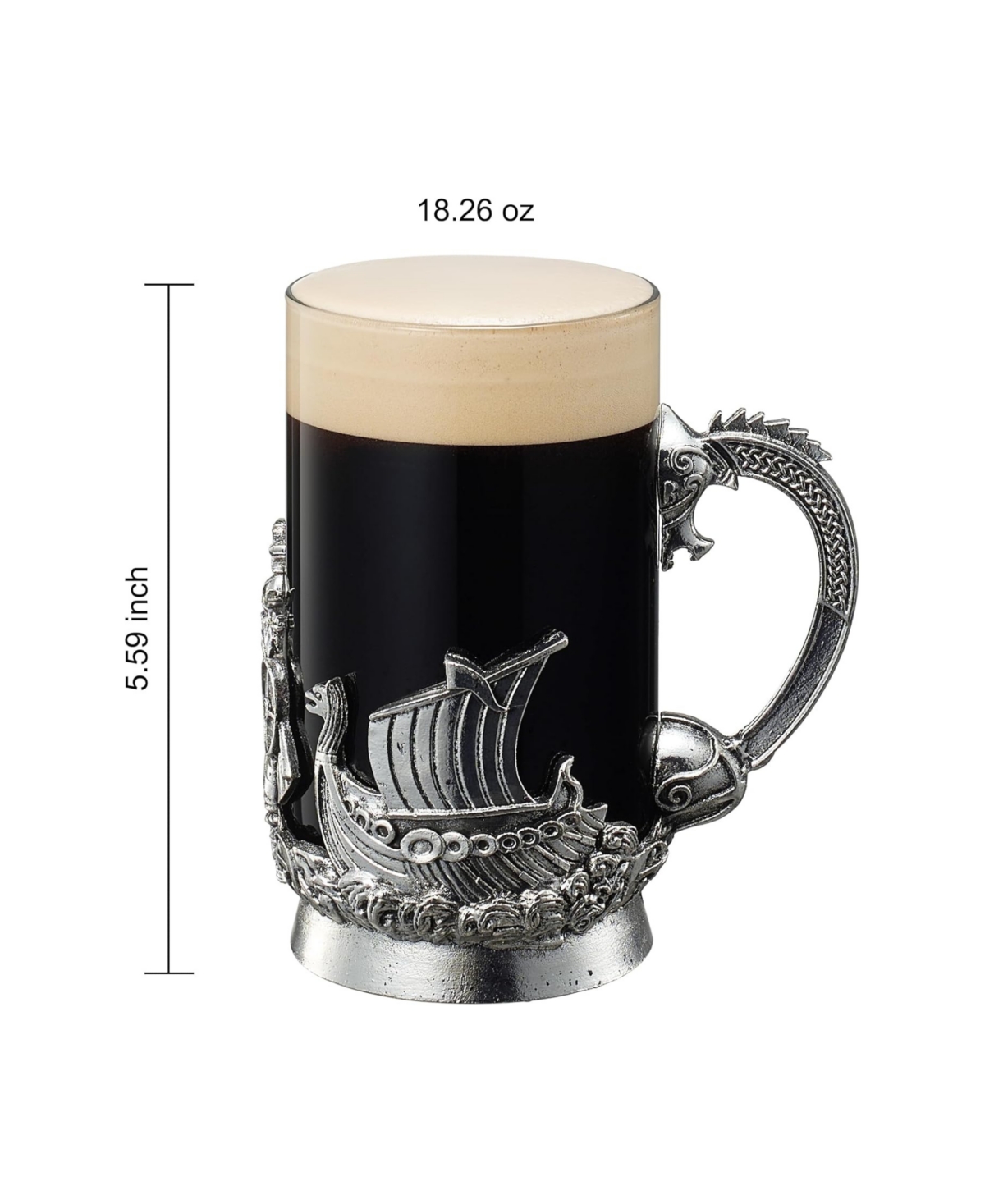 The Wine Savant Viking Pewter Drinking Glass