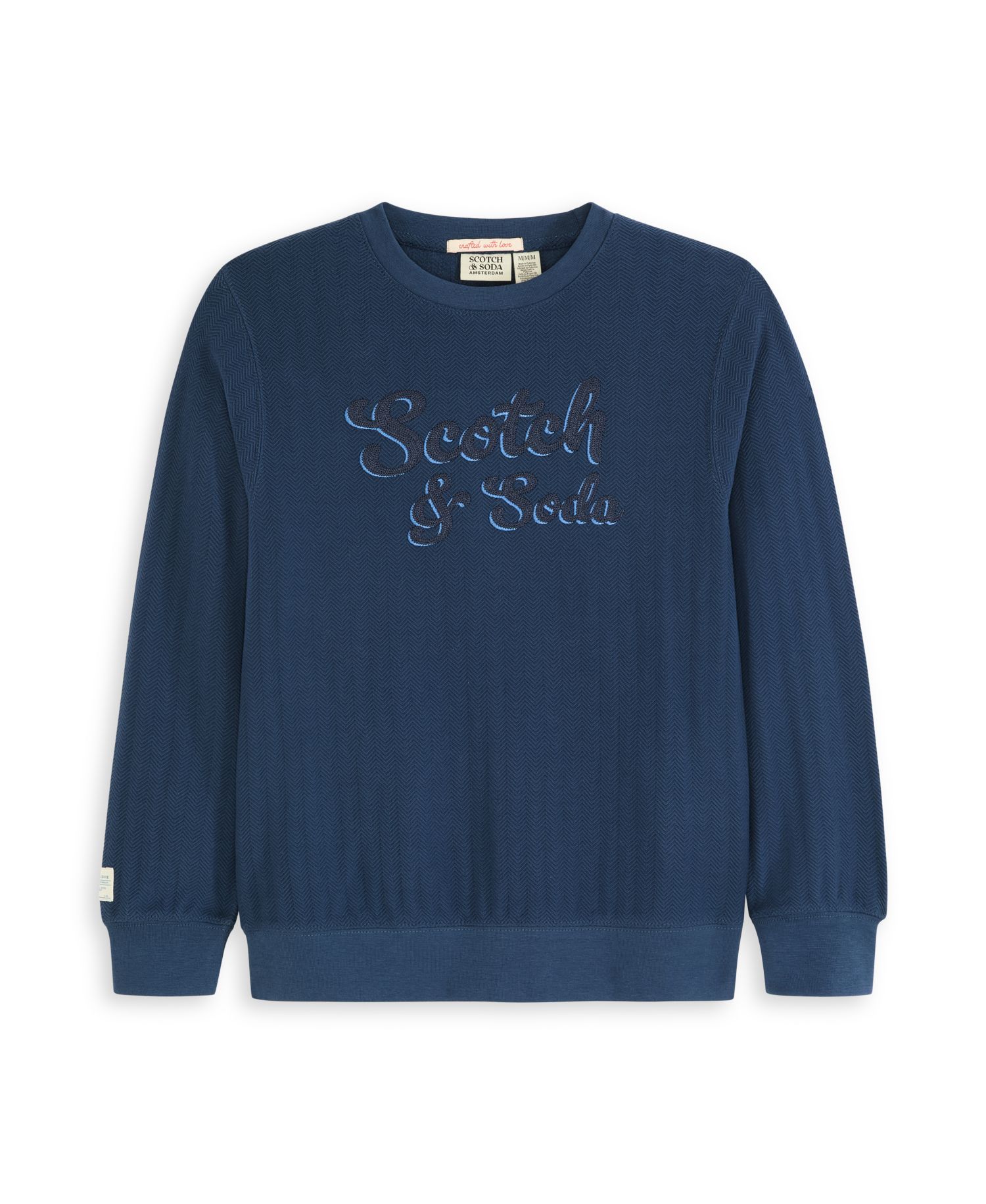 Big Boys Embroidered Crewneck Sweatshirt