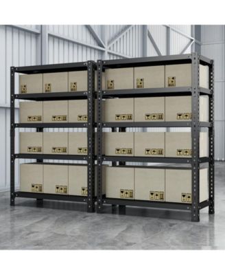 Household storage rack, adjustable display rack, basement balcony storage rack, carbon steel storage rack, 120cm 50cm 180cm, five floors