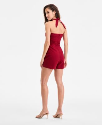 Women's Tie-Front Romper, Exclusively at Macy's