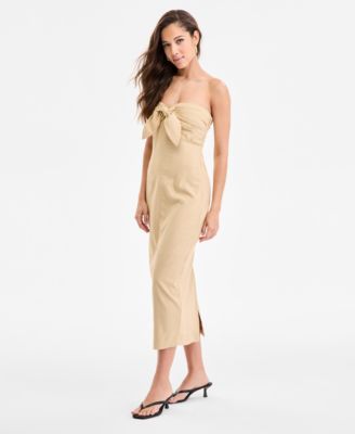 Women's Tie-Front Midi Dress, Exclusively at Macy's