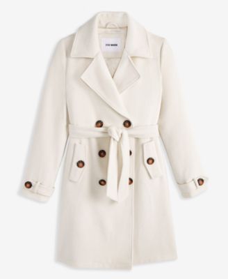 Women's Double-Breasted Belted Trench Coat