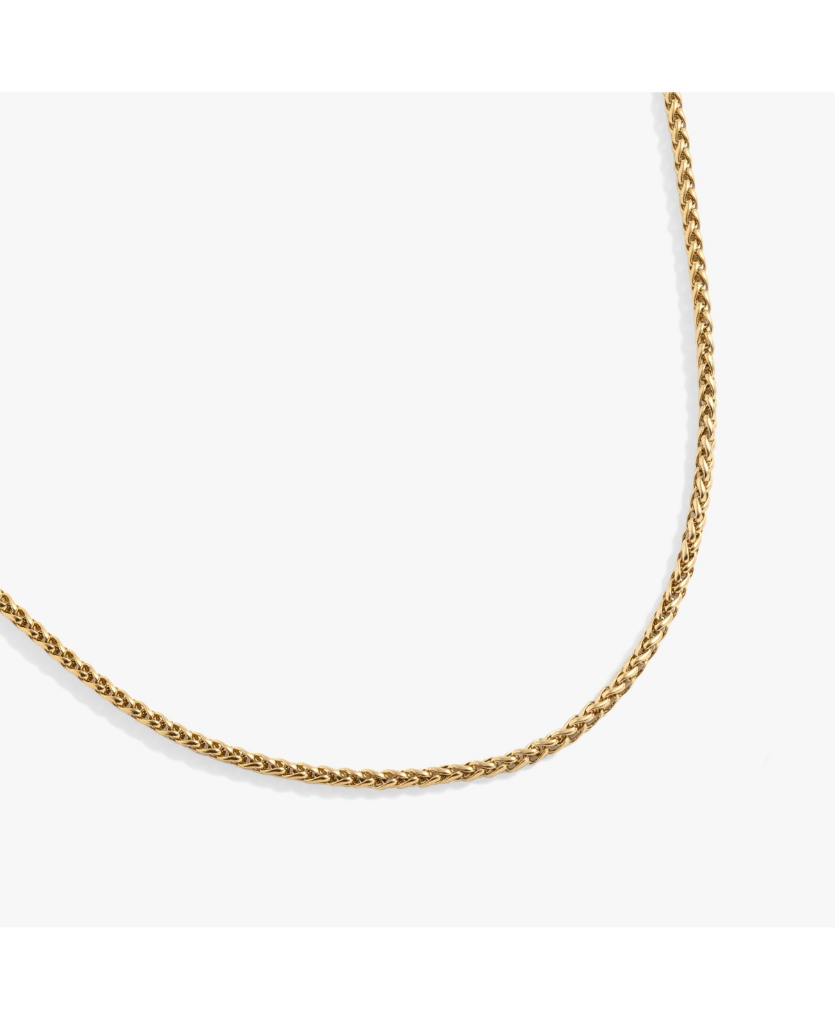Wheat Chain Charm Layering Necklace
