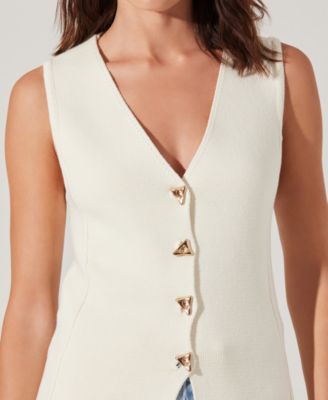 Women's Jayce Cotton Sweater Vest
