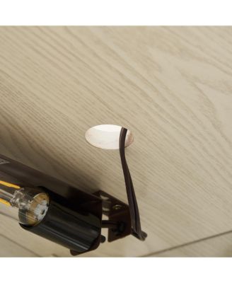 Streamdale Lighted Corner Curio Cabinet for Living Room